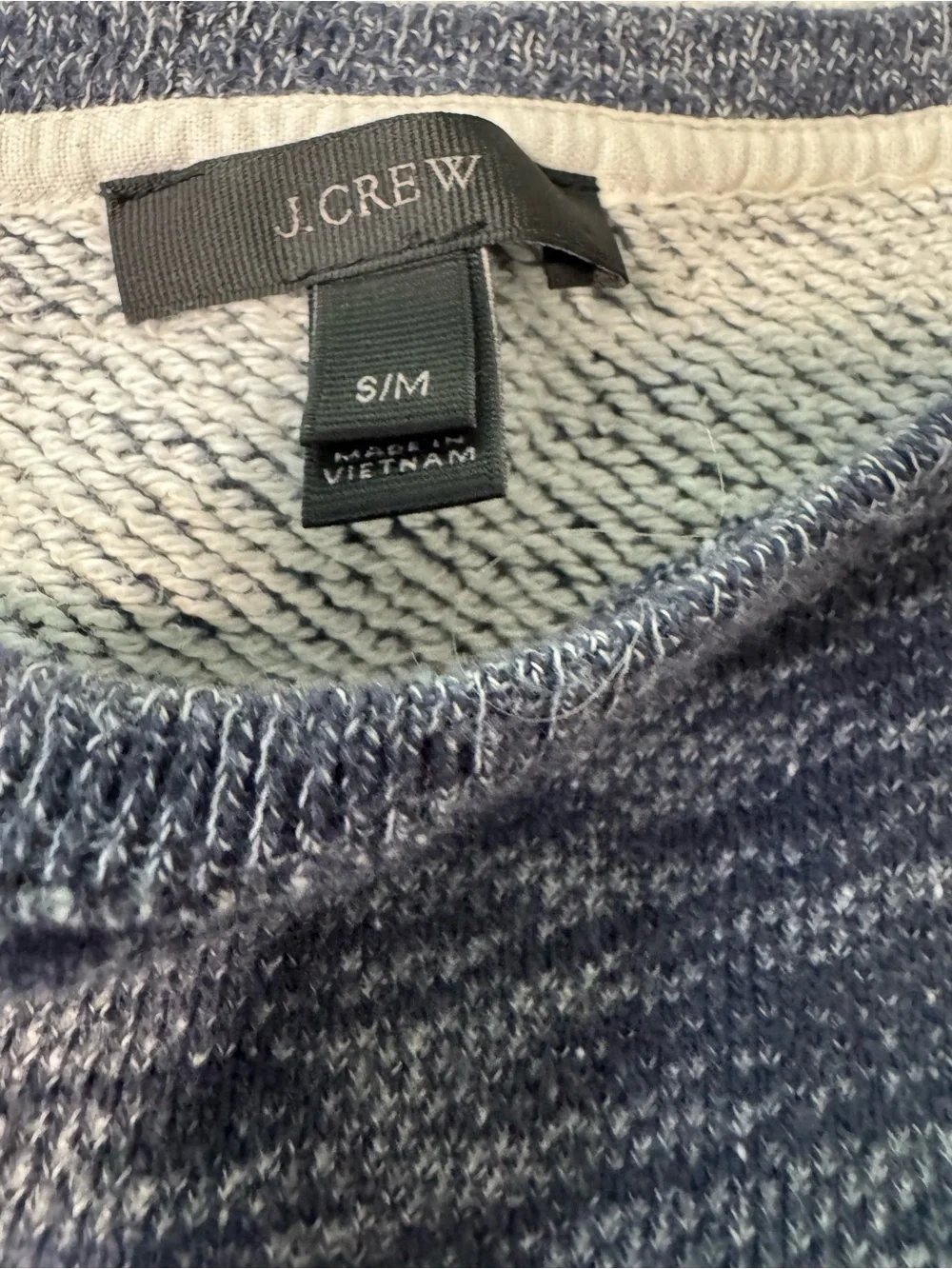 J. Crew Twisted Front Sweatshirt Top Size Small/Medium